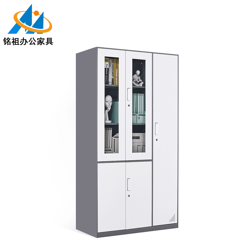 灰白五门衣柜